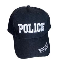 a police hat with the word police on it