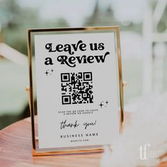 Leave A Review Sign Canva Template | Dani - Trendy Fox Studio Scan To Follow Sign, Please Leave A Review Image, Leave A Review Post, Please Leave Us A Review Sign, Google Reviews Sign, Review Request, Leave Us A Review, Leave A Review, Business Reviews