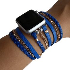 Handmade fashion Apple Watch band is created special for you to match any outfit from office to the dance floor, will make fill you special during the day and even the night.Perfect gift for loved ones, friends or family member. Perfect gift for loved ones, friends or family member. Will create unforgettable memory if giving for Christmas, Birthday, Thanksgiving or any other memorable day. Watch Band fits Apple Watch 38 40 41 42 44 45 49mm Designed for Apple Watch 9 8 7 6 5 4 3 2 1 SE Series Nik Trendy Leather Strap Watch Bands As Gift, Trendy Watch Accessories With Leather Strap As Gift, Trendy Adjustable Watch Bands, Adjustable Leather Apple Watch Band, Trendy Leather Strap Watch Accessories As Gift, Adjustable Metal Apple Watch Band As Fashion Accessory, Trendy Watch Bands As Gift, Trendy Watches With Bracelet Strap As Gift, Trendy Watch Band As Gift