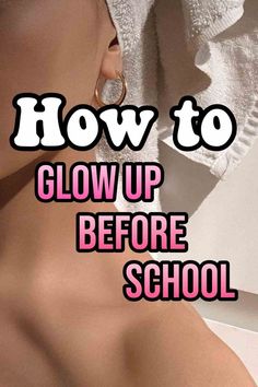 Glow Up Before School, How To Become Confident, School Routine For Teens, Apply Coconut Oil, School Routine, Spa Night, Diy Body Scrub, Before School, How To Get Rid Of Pimples