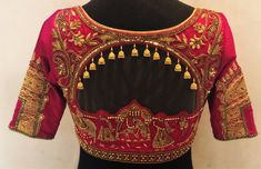 Doli Blouse Bridal, Blause Desine For Bride, Shadi Blouse Design, Red Blouse Back Design, Navari Bridal Blouse Designs, Hand Work Blouse Doli Design, Doli Blouse Designs, Navari Saree Blouse Designs Latest, Bridal Doli Blouse Designs