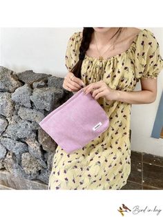 Bird in Bag - Cosmetic Bag Capacity Casual Beige Travel Pouch, Casual Large Capacity Pouch, Casual Portable Canvas Pouch Bag, Casual Canvas Pouch Bag For Daily Use, Casual Large Capacity Shoulder Pouch, Casual Beige Bag With Zipper Pouch, Casual Bucket Pouch With Removable Pouch, Casual Purple Pouch Bag, Casual Travel Cosmetic Bag With Removable Pouch