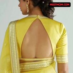 Very Beautiful Yellow Colour Full Sleeve Blouse Back Design   blouse blouseblogger instablouse blousedesign jewelblouse sareeblousedesigns sareeblouseinspiration trendyblouse designerblouses boatneckblouse latestblousedesigns blousestichingideas  #blouse #blouseblogger #instablouse #blousedesign #jewelblouse #sareeblousedesigns #sareeblouseinspiration #trendyblouse #designerblouses #boatneckblouse #latestblousedesigns #blousestichingideas #indianblousedesign Golden Blouse Designs, Sleeveless Blouse Designs, Blouse Designs Catalogue, Saree Blouse Neck Designs, Latest Model Blouse Designs, Fashionable Saree Blouse Designs, Blouse Back Neck Designs