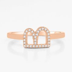 Adorn your fingers with a trendy and personalized twist on traditional stacking rings. Dainty and easy to stack, we know you'll fall in love with these! Metal: 14k White Gold / 14k Yellow Gold / 14k Rose Gold Round Brilliant Cut Natural Diamonds: Approx. 0.06-0.10 ctw depending on letter G/H Color and SI1-2 Clarity Diamonds Diamonds featured on letter only Rings Dainty, Collar Chain, Gold G, Mens Engagement, Letter G, Bridal Bands, Mens Band, Womens Wedding Bands, Fine Jewelry Collection