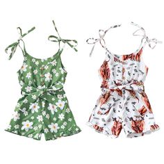 SPECIFICATIONS Season: Summer Pattern Type: All Over Print Gender: girls Item Type: rompers Department Name: baby Sleeve Length(cm): sleeveless Fit: Fits true to size, take your normal size Size (inch) 90 Length: 14.96 Bust: 21.26 Waist: 17.32 Advised Age: 12-18 Months 100 Length: 15.75 Bust: 22.05 Waist: 18.11 Advised Age: 18-24 Months 110 Length: 16.54 Bust: 22.83 Waist: 18.9 Advised Age: 2-3 Years 120 Length: 17.32 Bust: 23.62 Waist: 19.68 Advised Age: 3-4 Years 130 Length: 18.11 Bust: 24.41 Spring Sleeveless Playful Jumpsuits And Rompers, Playful Sleeveless Jumpsuits For Spring, Sleeveless Bubble Romper For Beach In Spring, Sleeveless Bubble Romper For Beach And Spring, Cute Summer Floral Print Bubble Romper, Playful Sleeveless Bubble Romper With Floral Print, Spring Sleeveless Bubble Romper For Beach, Casual Sleeveless Floral Print Bubble Romper, White Bubble Romper With Floral Print For Summer