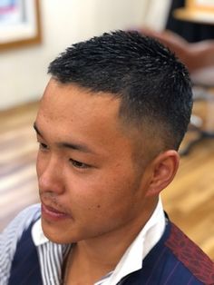 Asian Buzzcut Men, Buzzcut Men, Hairstyle Reference, Short Hair For Boys, Mens Hair