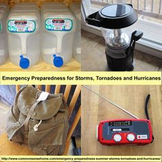 Emergency Preparedness for Storms, Tornadoes and Hurricanes @ Common Sense Homesteading Storm Preparedness, Water Sanitation, Storm Prep, Emergency Radio, Homesteading Skills