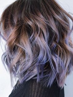 Here's everything you need to know before you hop on the purple balayage trend. Read this before dyeing your hair a bold new hue. Purple Balayage, Curly Hair Trends, Lavender Hair, Short Hair Balayage, Hair Trend, Ombre Hair Color, Hair Dye Colors, Hair Inspiration Color, Hair Color Trends