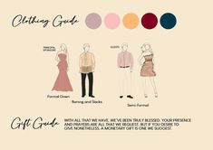 the clothing guide for men and women