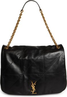 Saint Laurent Jamie 4.3 Patchwork Leather Tote | Nordstrom Luxury Quilted Bags For Work, 2024 Style, Trendy Accessories, Fashion Essentials, Lambskin Leather, Affordable Fashion, Leather Tote, Everyday Fashion, Fashion Bags