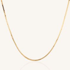 "DETAILS: * Single Chain Necklace * 18k Gold Filled * Length: 18\" + 1\" extender * Chain Width: 2mm ►WHY GOLD FILLED? If you have been on the search for everyday gold jewelry that doesn't tarnish but affordable, gold filled is the best choice! Gold filled jewelry is second best after solid gold jewelry. *Our Gold filled jewelry has an outer layer of 14k or 18k gold that is pressure bonded to a base metal of jewelers brass or sterling silver. *This type of jewelry is made for everyday use of sta Rose Gold Box Chain Necklace As Gift, Rose Gold Box Chain Necklace Gift, Everyday Gold Jewelry, Box Chain Gold, Everyday Jewelry Gold, Simple Gold Chain, Dainty Necklace Layered, Body Sweat, Normal Body