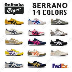 #ad Great shopping ideas for [NEW] Onitsuka Tiger SERRANO 14Colors Sneakers 1183B400 Size US 4-14, Mens Shoes Onitsuka Tiger Serrano, Onitsuka Tiger Mens, Tiger Shoes, Asics Tiger, Shoes Names, Onitsuka Tiger, National Holidays, Saturday Sunday, Shopping Ideas