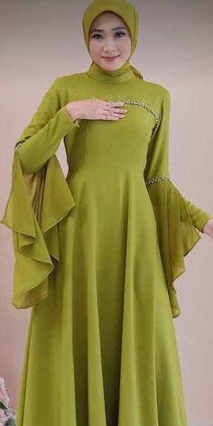 Borka Design Muslim Stylish, Abaya Sleeve Design Muslim, Abaya Sleeves Design, Islamic Fashion Dresses, Modest Evening Dress, Girls Special Occasion Dresses, Muslim Fashion Hijab Outfits, Muslim Women Fashion