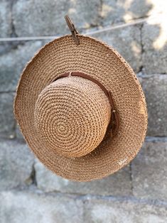 Crochet Raffia Hat, Woven Hat, Summer Straw Hat, Raffia Hat, Straw Fedora Hat, Straw Fedora, Hat Summer, Summer Hat, Handmade Hat