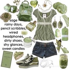 xxstargirlyxx Green Academia Aesthetic Outfit, Melanie Martinez Inspired Outfits, Academia Aesthetic Outfit, Vibes Outfit, Green Vibes, Downtown Outfits, Hippie Girl, Fashion Inspiration Design