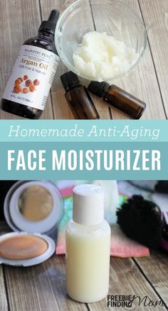 Natural Homemade Face Moisturizer Recipes: Anti-Aging Face Moisturizer Homemade Face Moisturizer, Anti Aging Homemade, Homemade Moisturizer, Natural Recipes, Creme Anti Age, Aging Face, Baking Soda Shampoo, Diy Beauty Recipes, Anti Aging Face