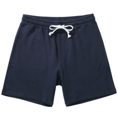 PRICES MAY VARY. 【Material】Mens Cotton Athletic Shorts. Our Mens Sports Shorts are made of 100% Cotton. Soft and skin-friendly material. Inner-side terry fabric, breathable and comfortable. You can wear this Cotton Shorts as Workout Shorts or Casual Lounge Shorts in daily. 【Design】Elastic Waist Workout Shorts with Pockets. Two side pockets and one back pocket, deep side pockets are large enough to hold your phone for quick and easy access, back pocket can keep your wallet and keys during exercis Navy Sportswear Shorts For Gym, Navy Cotton Sports Shorts, Cotton Athletic Shorts For Workout With Short Inseam, Cotton Training Shorts, Cotton Athletic Shorts For Training, Navy Sportswear Bottoms With Built-in Shorts, Navy Casual Athletic Shorts For Gym, Casual Navy Athletic Shorts For Gym, Sporty Cotton Swim Trunks With Short Legs