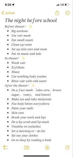 The Night Before School, Schul Survival Kits, Before School Routine, Middle School Essentials, Night Before School, School Preparation, School Checklist