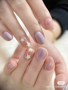 Quartz Nails, Fun Nail Art, Hello Nails, Hippie Nails, Creative Nail Art, Simple Gel Nails, Blush Nails, Pretty Gel Nails, Soft Nails