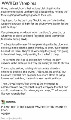 an article about vampire stories is shown in this screenshot