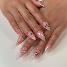 coquette bow nails designs Pink Girly Nails, Princess Aesthetic Pink, Aesthetic Nail Art, Pink Princess Aesthetic, Nails Girly, Princess Vibe