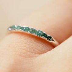 Emerald Ring // Hidden Gems - Gardens of the Sun Jewelry Emerald Birthstone Ring, Sun Jewelry, Smaragd Ring, Emerald Rings, Storage Tips, Rings Silver, Diamond Cluster Ring, Rose Gold Diamonds, Emerald Ring