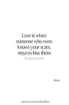 a quote on love that says love is when you meet someone who tells you something new about yourself