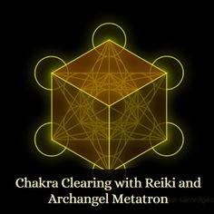 the logo for chakra clearing with reiki and arcanel metatron