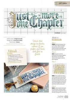 some type of crafting page with the words just more time to paper on it