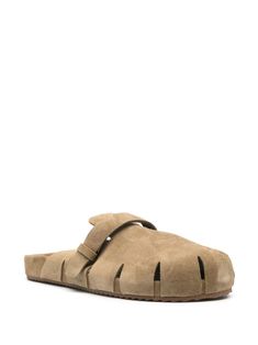 Ancient Greek Sandals Atlas Suede Slippers - Farfetch Suede Slippers, Ancient Greek Sandals, Crossbody Tote Bag, Greek Sandals, Crossbody Tote, Derby Shoes, Espadrille Shoes, Party Shoes, Ancient Greek