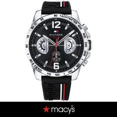 in stock Tommy Hilfiger Man, Tommy Hilfiger, Jewelry Watches, Black