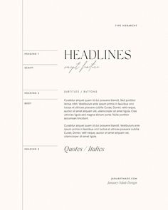 Atelier Wu — January Made Design | Squarespace Websites & Branding Web Design Typography, Business Fonts, Branding Social Media, Squarespace Website Design, Aesthetic Fonts, Typography Layout, Minimal Logo Design, Font Inspiration, Graphic Design Fonts