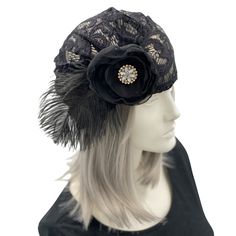 Boston Millinery thanks for supporting small business 1920s Hair Accessories, Lace Turban, Evening Hat, Flapper Cloche, Flapper Headpiece, Gatsby Hat, Bespoke Hats, 1920s Hair, Bridal Hat