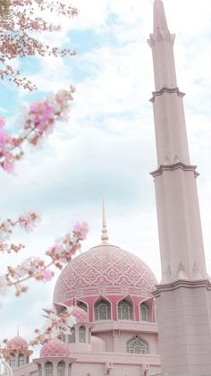 #mosque #islamicwallpaper #fondecranislam #colorfulwallpaper #islam #wallpaper #aesthetic Beautiful pink mosque 🕌 😍 Pink Mosque Wallpaper, Photo Islam, Pink Mosque, La Mecca, Mekka Islam, Pink Wallpaper Ipad, Islamic Wallpaper Hd, Phone Wallpaper Pink