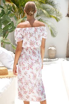 Melody Midi Dress | Floral Escape · HAZEL & FOLK Midi Dress Floral, Summer Midi Dress, The Melody, Midi Dress Summer, Tie Sleeve, Midi Length Dress, Dress Floral, Floral Midi Dress, Ethical Fashion