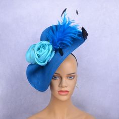 Hello!Welcome to our shop of  365daysCreations product information: Season:All Season Gender:Female Occasion:Party,Wedding,Melbourne cup,Kentucky Derby Material:PP straw,feathers,silk flowers With 1.2cm satin headband at the back Color:teal blue,black Blue Fascinator For Royal Ascot Garden Party, Blue Fascinator For Garden Party At Royal Ascot, Blue Fascinator For Garden Party And Royal Ascot, Blue Mini Hats For Royal Ascot Garden Party, Blue Fascinator For Kentucky Derby Garden Party, Blue Curved Brim Headpiece For Kentucky Derby, Blue Short Brim Fascinator For Garden Party, Blue Fascinator For Summer Garden Party, Blue Hat Fascinator For Garden Party