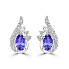 5x3mm Violetish Blue Tanzanite AAAA Studs Earring Oval shape 0.44ct with 0.19cttw Diamond in 14K & 18K White Gold, Yellow Gold & Rose Gold Product Information SKU TT32350 Metal Type Your choice: 14K, 18K Metal Color Your choice: White Gold, Yellow Gold, Rose Gold Earrings Style Stud Single Stone Metal Weight 1.98 Primary Stone Gemstone Name Tanzanite Gemstone Species Zoisite No. Of Gemstones 2 Gemstone Shape Oval Gemstone Color Violetish Blue Gemstone Grade Your choice: AA, AAA, AAAA Gemstone Cl Oval Diamond Earrings With Gemstone, Stud Earring, Formal Oval Tanzanite Earrings, Sapphire Color Oval Diamond Earrings, Sapphire Oval Diamond Earrings, Oval Tanzanite Earrings, Luxury Tanzanite White Gold Earrings, Luxury Round Tanzanite Earrings, Oval Tanzanite Gemstone Earrings