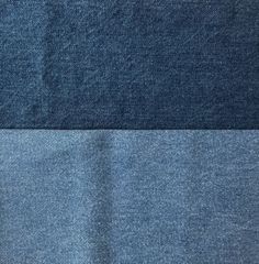 two different shades of blue denim fabric