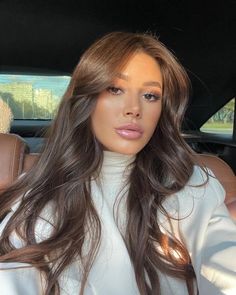 Soft Healthy Hair, Dark Brunette Hair, Brown Hair Balayage, Inspo Instagram, Hair Inspiration Color