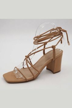 Strappy Block Heel- Camel Strappy Heels Outfit, Heels Outfits Dress, Southern Alternative, Always Forever, Strappy Block Heels, Perfect Heels, Heels Outfits, Brown Heels, Rock A