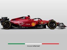 the new ferrari formula car is shown in this image