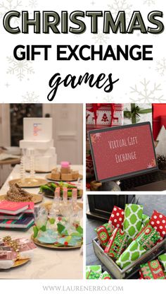 christmas gift exchange games with text overlay