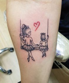 Sister Tattoo Designs, Mommy Tattoos, Sister Tattoo, Mother Tattoos, Tattoo For Son, Initial Tattoo, Daughter Tattoos