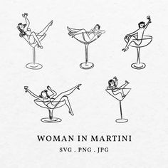 an image of woman in martinis on the cover of women in martinis by png, pgg