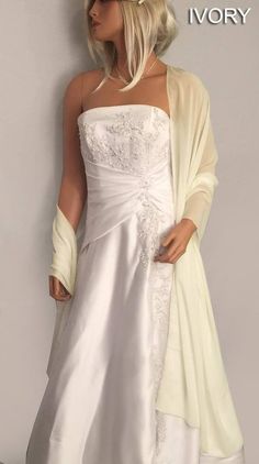 This is a beautiful quality long chiffon bridal wrap wedding shawl scarf cover up long shrug stole. This item is newly made and ready to ship.  Measures: Length: 80 X Width: 25 - (Fits Small -Plus size). This item is newly made and ready to ship.  If you are needing more then four of Winter Wedding Bridesmaids, Long Shrug, Scarf Coverup, Bridal Shrug, Bridesmaid Shawl, Bridal Cover Up, Bolero Wedding, Shrugs And Boleros, Bridal Shawl