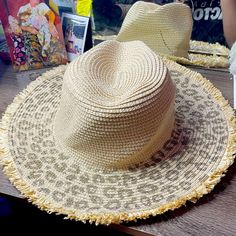 Never Worn Sun Hat, Cheetah Print, Very Cute Hat For A Girls Vaction Or The Beach! Summer Adjustable Leopard Print Hats, Summer Leopard Print Hats With Adjustable Fit, Summer Leopard Print Adjustable Hat, Casual Leopard Print Summer Hat, Cute Hat, Cute Hats, Sun Hat, Cheetah Print, Sun Hats