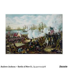 the battle of new orleans is depicted in this painting