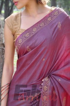 Pattu Sari Blouse Designs Latest, Purple Silk Saree, Bride And Mother, Onion Pink, Groom Fashion, Sari Blouse Designs, Indian Saree Blouses Designs, Saree Blouse Patterns