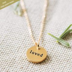 For Her - Loved Circle Necklace Olive And Cocoa, Bottle Cap Jewelry, Gift Party Ideas, Valentine's Day Gift Ideas, Jewelry Making Ideas, November 1, Birthday Love, Circle Necklace, Circle Pendant