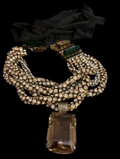 Dries Van Noten Humongous Stunning Statement Vintage Necklace | eBay Made In The Deep South Jewelry, Dries Van Noten Jewelry, Big Necklaces, Gaudy Jewelry, Belt Necklace, Runway Jewelry, Vintage Assemblage Jewelry, Vintage Choker Necklace, Big Necklace